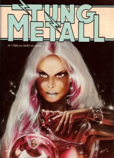 Cover for Tung metall (Epix, 1986 series) #7/1988