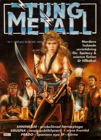 Cover for Tung metall (Epix, 1986 series) #1/1989