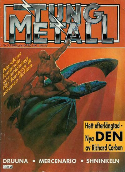 Cover for Tung metall (Epix, 1986 series) #3/1989
