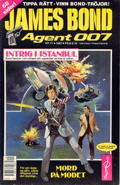Cover for James Bond (Semic, 1965 series) #11/1987