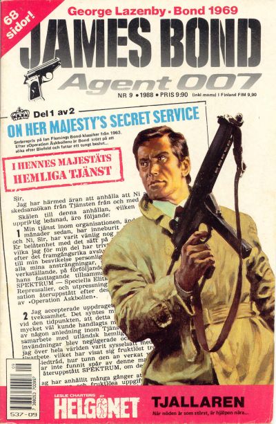 Cover for James Bond (Semic, 1965 series) #9/1988