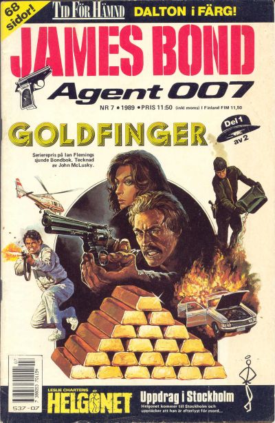 Cover for James Bond (Semic, 1965 series) #7/1989