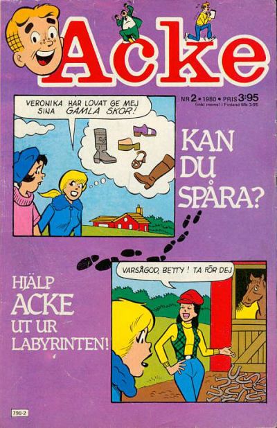 Cover for Acke (Semic, 1969 series) #2/1980
