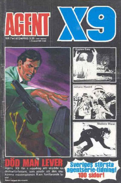 Cover for Agent X9 (Semic, 1971 series) #7/1972