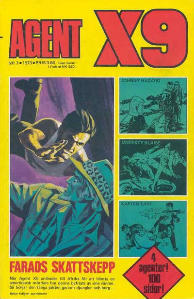 Cover for Agent X9 (Semic, 1971 series) #7/1973