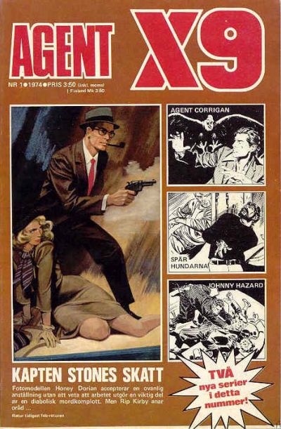 Cover for Agent X9 (Semic, 1971 series) #1/1974