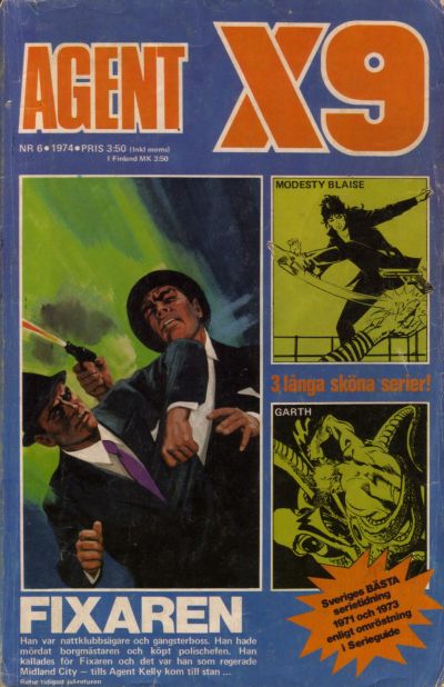 Cover for Agent X9 (Semic, 1971 series) #6/1974
