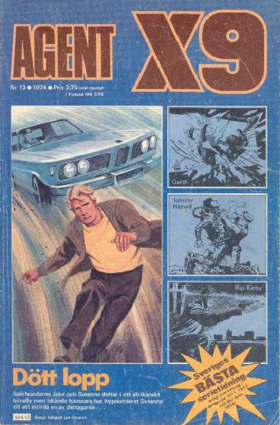 Cover for Agent X9 (Semic, 1971 series) #13/1974