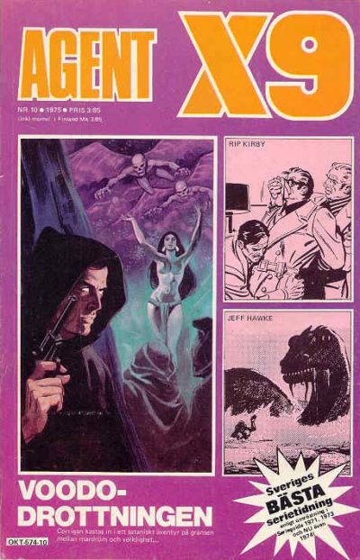 Cover for Agent X9 (Semic, 1971 series) #10/1975