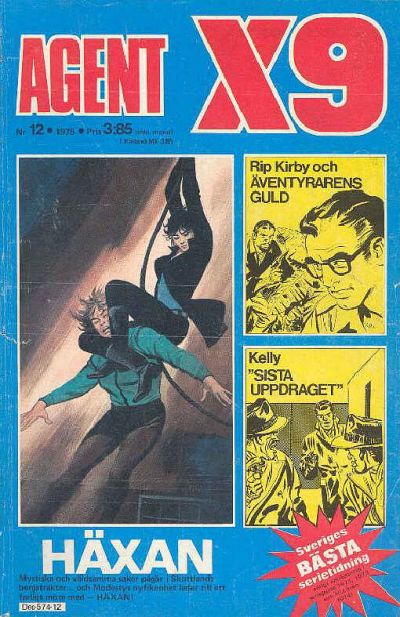 Cover for Agent X9 (Semic, 1971 series) #12/1975
