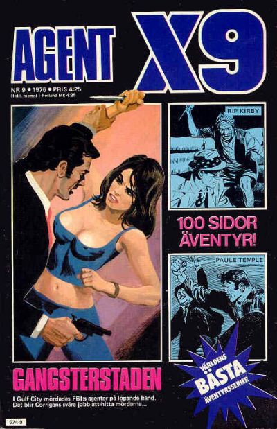 Cover for Agent X9 (Semic, 1971 series) #9/1976