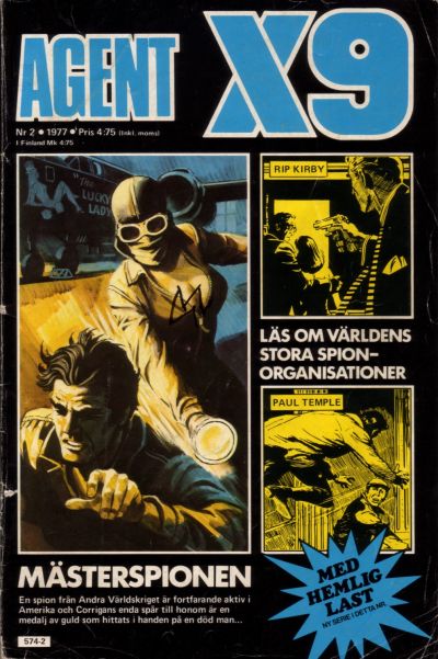 Cover for Agent X9 (Semic, 1971 series) #2/1977