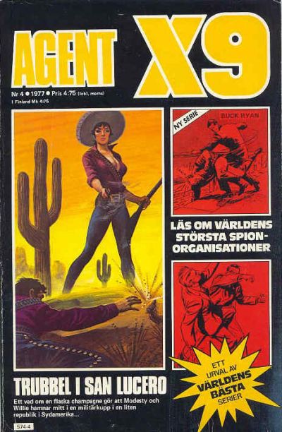 Cover for Agent X9 (Semic, 1971 series) #4/1977