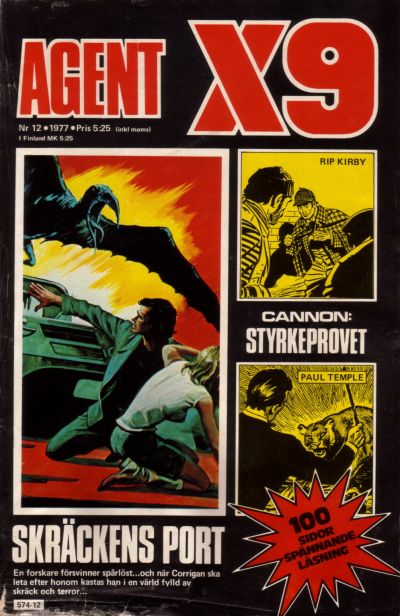 Cover for Agent X9 (Semic, 1971 series) #12/1977