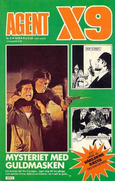 Cover for Agent X9 (Semic, 1971 series) #2/1978