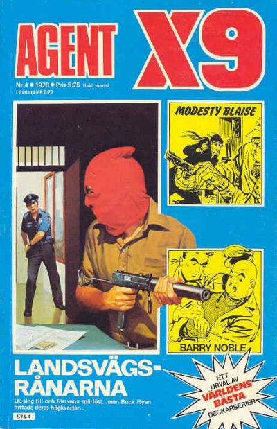 Cover for Agent X9 (Semic, 1971 series) #4/1978