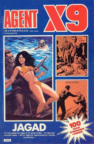 Cover for Agent X9 (Semic, 1971 series) #6/1978