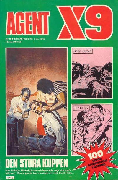 Cover for Agent X9 (Semic, 1971 series) #9/1978