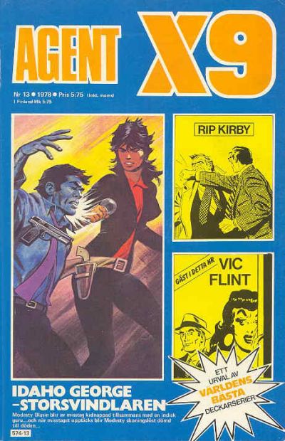 Cover for Agent X9 (Semic, 1971 series) #13/1978