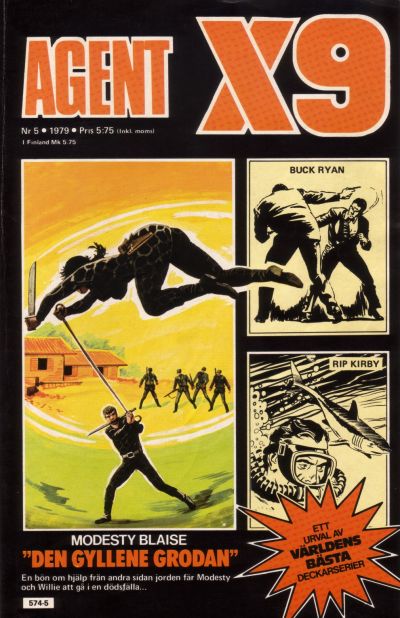 Cover for Agent X9 (Semic, 1971 series) #5/1979