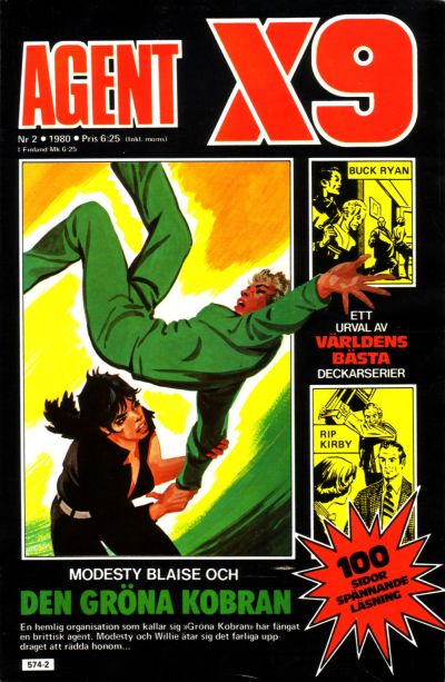 Cover for Agent X9 (Semic, 1971 series) #2/1980