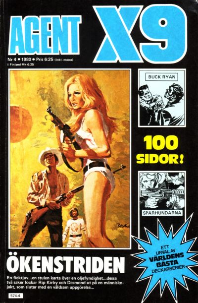 Cover for Agent X9 (Semic, 1971 series) #4/1980