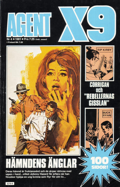 Cover for Agent X9 (Semic, 1971 series) #4/1981