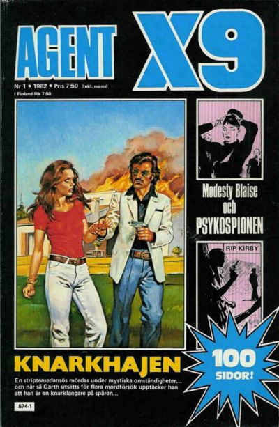 Cover for Agent X9 (Semic, 1971 series) #1/1982