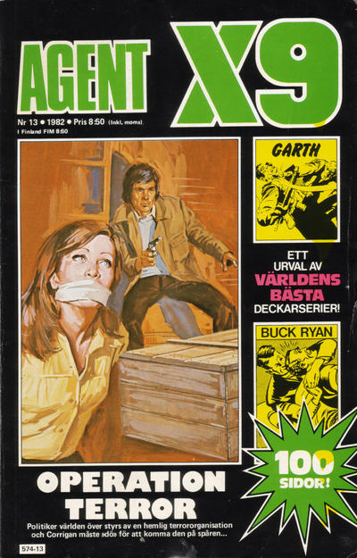 Cover for Agent X9 (Semic, 1971 series) #13/1982