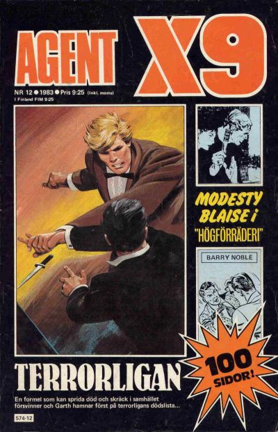 Cover for Agent X9 (Semic, 1971 series) #12/1983