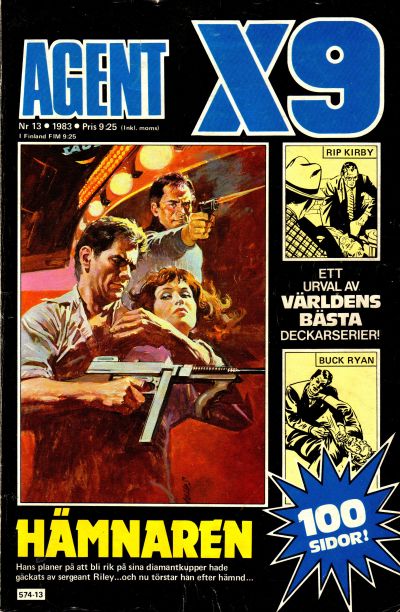 Cover for Agent X9 (Semic, 1971 series) #13/1983