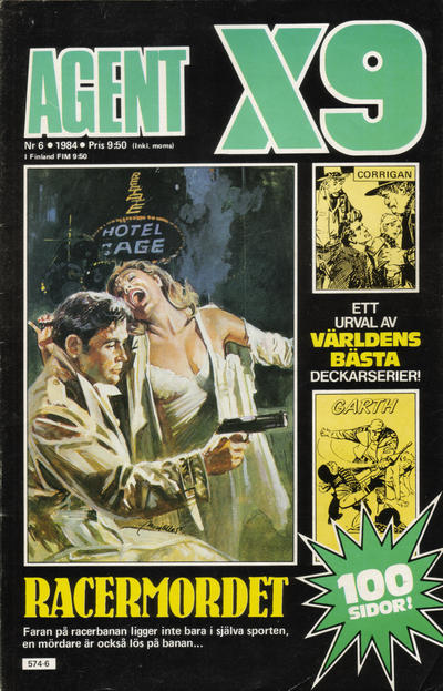 Cover for Agent X9 (Semic, 1971 series) #6/1984