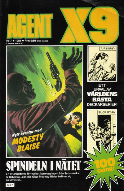 Cover for Agent X9 (Semic, 1971 series) #7/1984