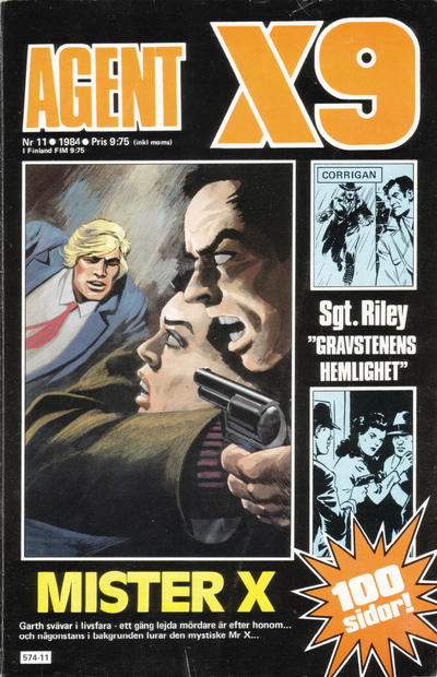 Cover for Agent X9 (Semic, 1971 series) #11/1984