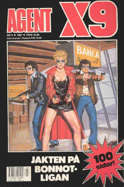 Cover for Agent X9 (Semic, 1971 series) #3/1987