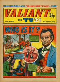 Cover for Valiant and TV21 (IPC, 1971 series) #26th February 1972