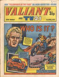 Cover for Valiant and TV21 (IPC, 1971 series) #8th April 1972