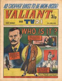 Cover Thumbnail for Valiant and TV21 (IPC, 1971 series) #24th June 1972