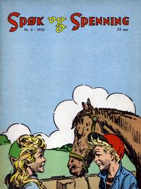 Cover Thumbnail for Spøk og Spenning (Oddvar Larsen; Odvar Lamer, 1950 series) #3/1952
