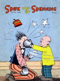 Cover for Spøk og Spenning (Oddvar Larsen; Odvar Lamer, 1950 series) #1-2/1953