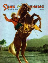 Cover for Spøk og Spenning (Oddvar Larsen; Odvar Lamer, 1950 series) #27-28/1953