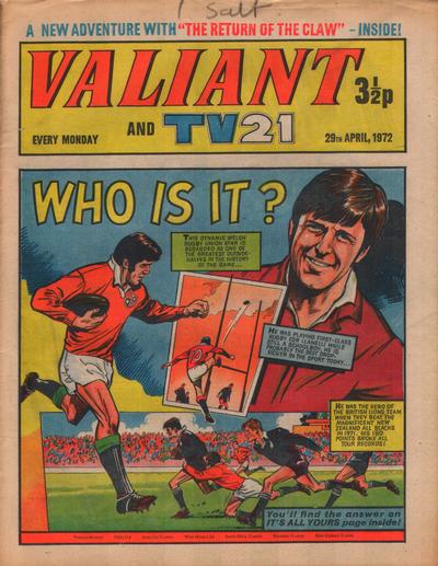 Cover for Valiant and TV21 (IPC, 1971 series) #29th April 1972