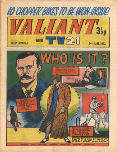 Cover for Valiant and TV21 (IPC, 1971 series) #24th June 1972