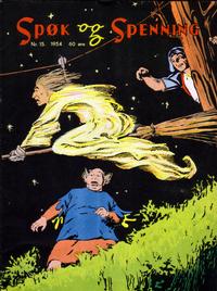 Cover for Spøk og Spenning (Oddvar Larsen; Odvar Lamer, 1950 series) #15/1954
