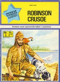 Cover Thumbnail for Stjerneklassiker (Illustrerte Klassikere / Williams Forlag, 1969 series) #5 - Robinson Crusoe