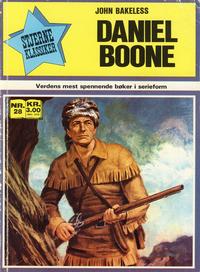 Cover Thumbnail for Stjerneklassiker (Illustrerte Klassikere / Williams Forlag, 1969 series) #28 - Daniel Boone