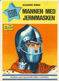 Cover Thumbnail for Stjerneklassiker (Illustrerte Klassikere / Williams Forlag, 1969 series) #36 - Mannen med jernmasken