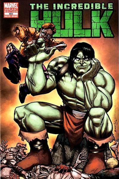 Cover for Incredible Hulk (Marvel, 2009 series) #603 [Zombie Variant Edition]