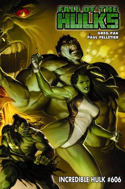 Cover for Incredible Hulk (Marvel, 2009 series) #606 [Variant Edition]