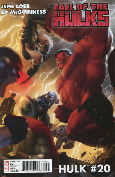 Cover for Hulk (Marvel, 2008 series) #20 [Variant Edition]